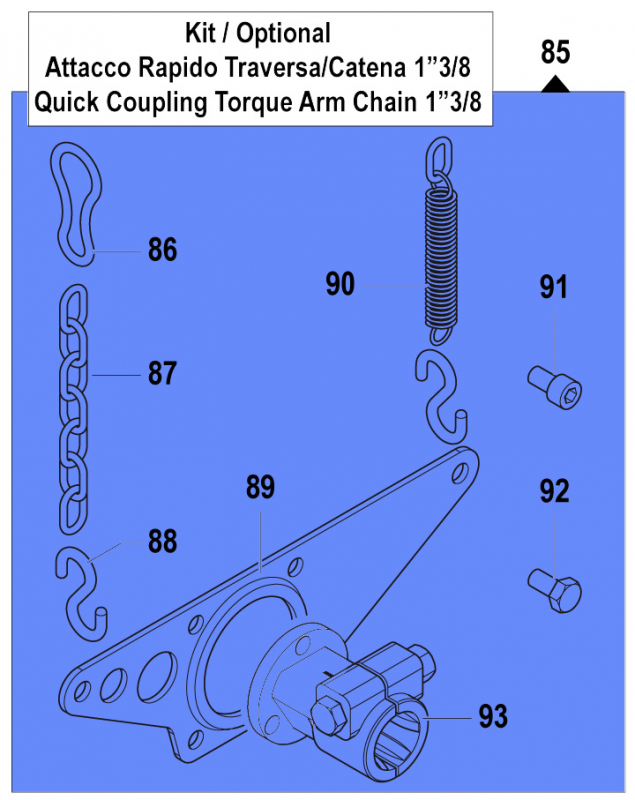 Quick Coupling Kit 5002000300 for Comet Pumps APS 31-41