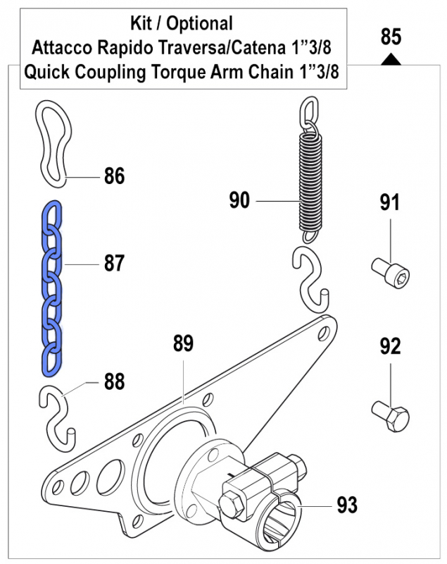 Chain 0465000100 for Comet Pumps APS 31-41