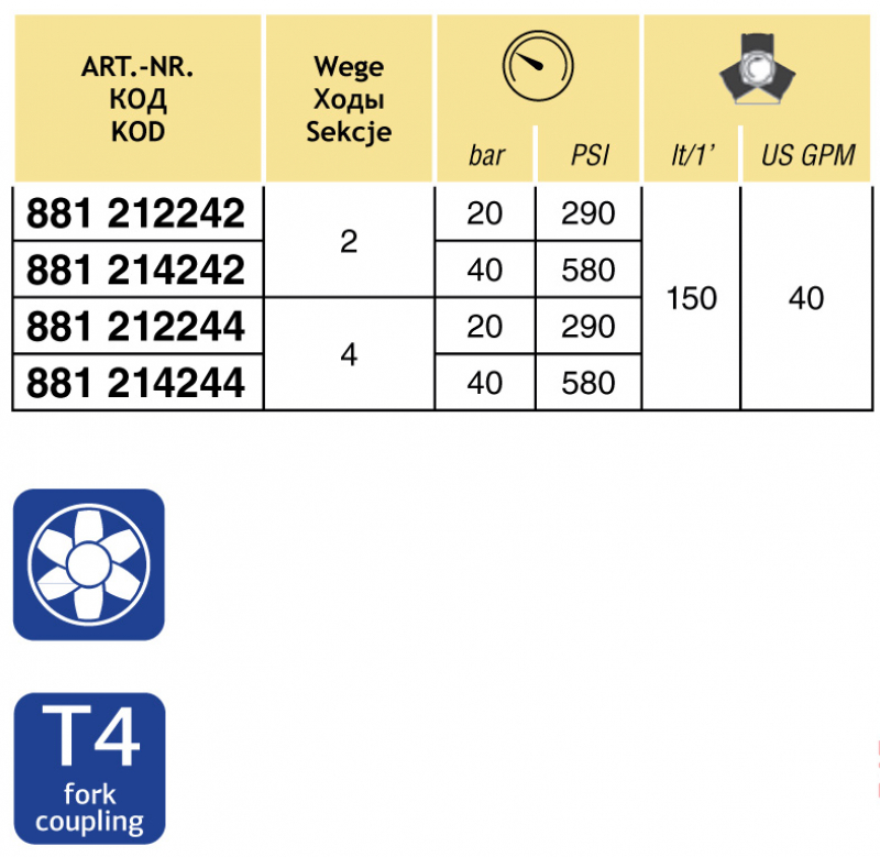 Arag Compact Pressure Control Unit with filter 40 Bar
