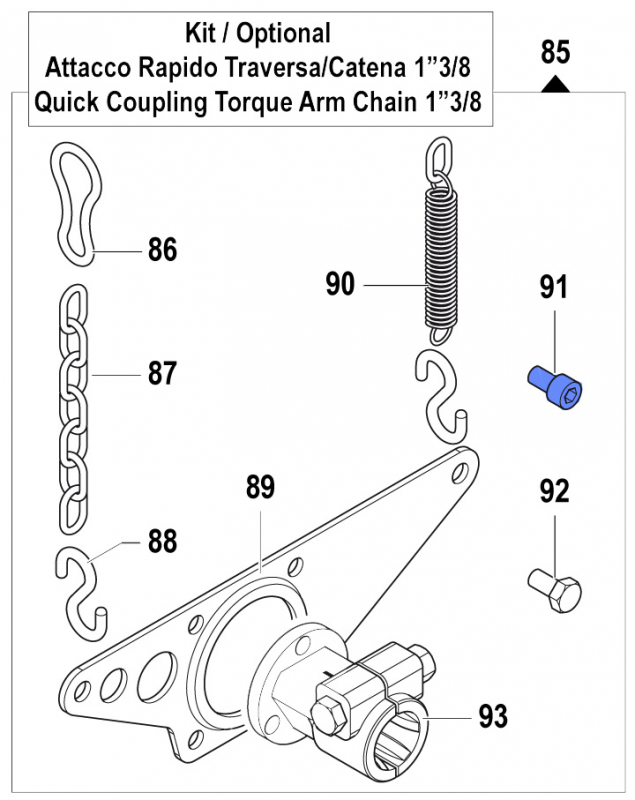 Screw 3609002600 for Comet Pumps APS 31-41