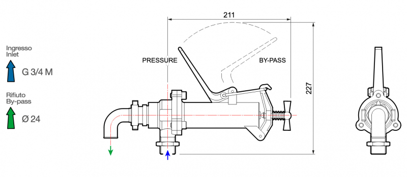 Comet High pressure regulation valve VRS 12150287
