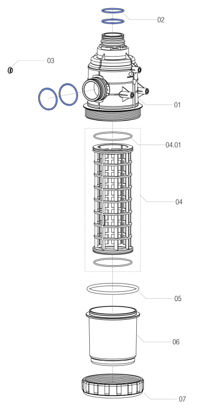 Arag O-Ring G11017 for Filter Series 316