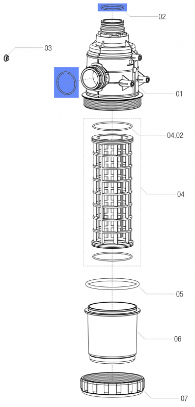 Arag O-Ring G11023 for Filter Series 314+313