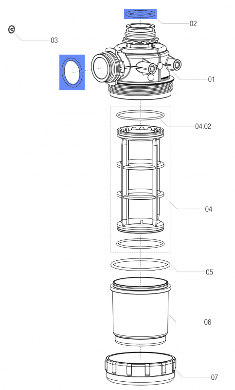 Arag O-Ring G11063 for Filter Series 312+310