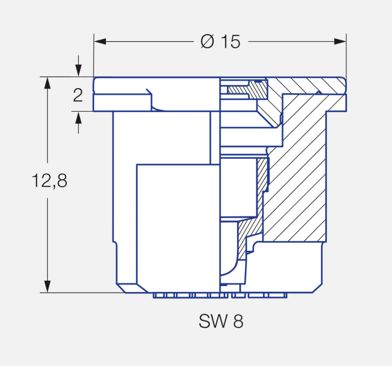 Lechler AD Nozzle Ceramic scheme