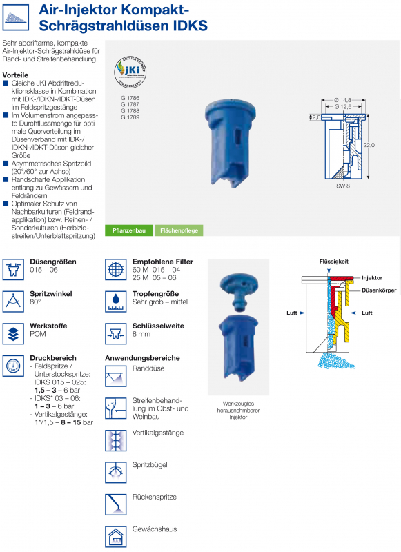 Lechler IDKS 80° Border Nozzle