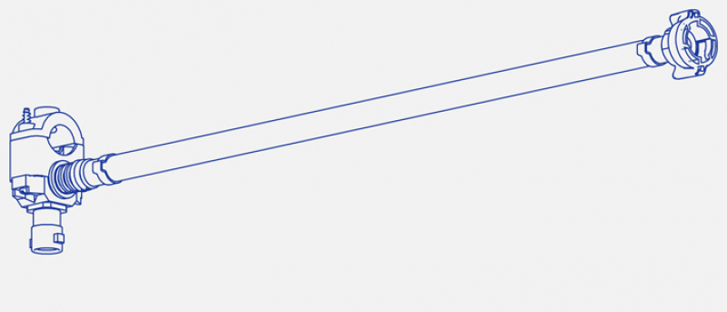 Lechler displacement set for tow hoses 5SL