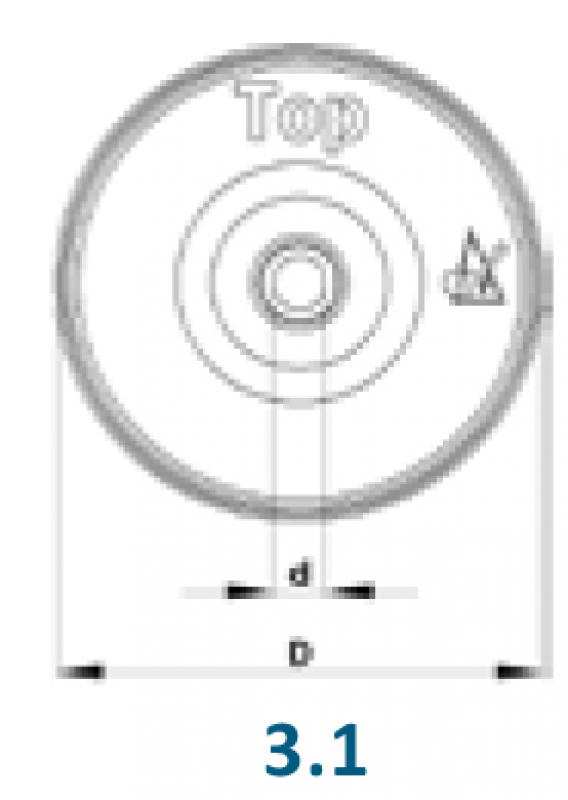 Pump diaphragm 22800 for RAU pump P102