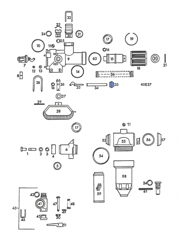 Rau Valve disc RG00032723 for KV pressure regulator