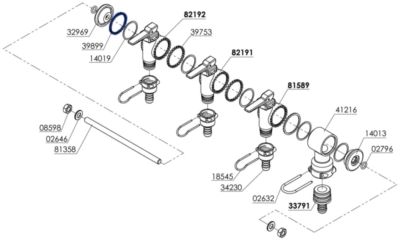 RAU half Tooth ring 36 for valve