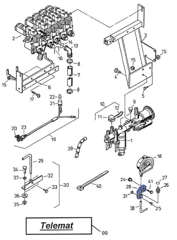Rau Manometer Mounting Bracket RG00046449