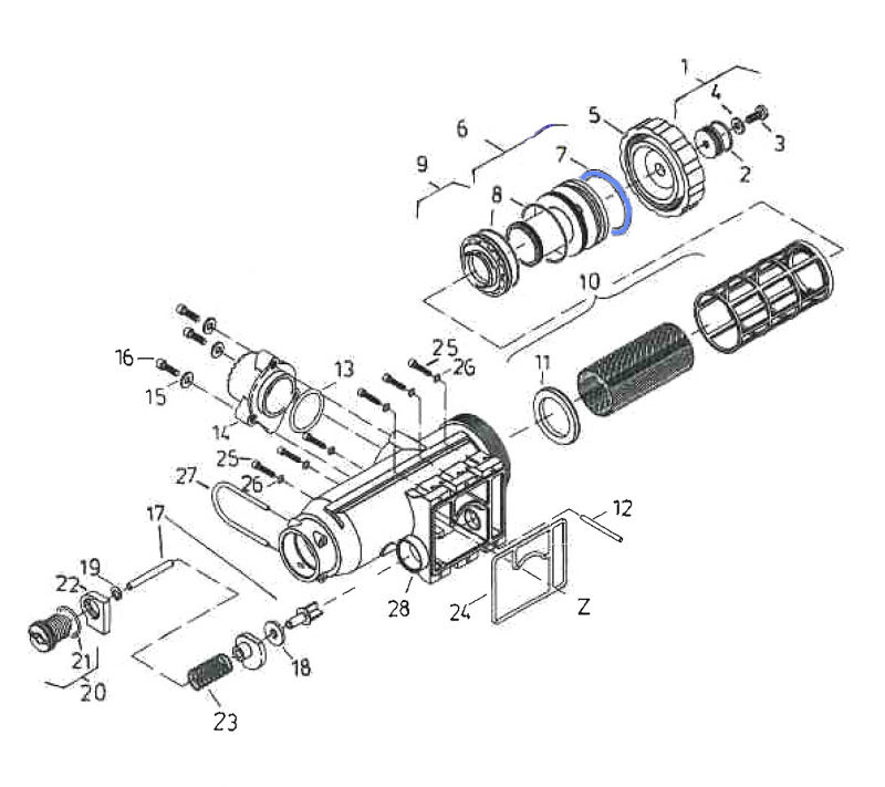 Rau O-Ring 47481 for Filter unit Telemat-Controller