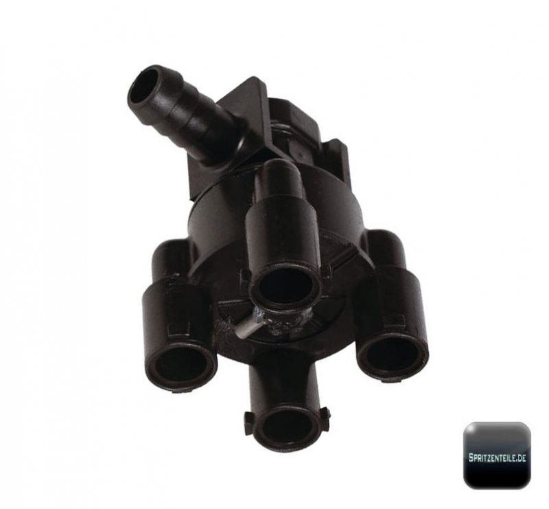 RAU nozzle holder 4-fold end piece right complete