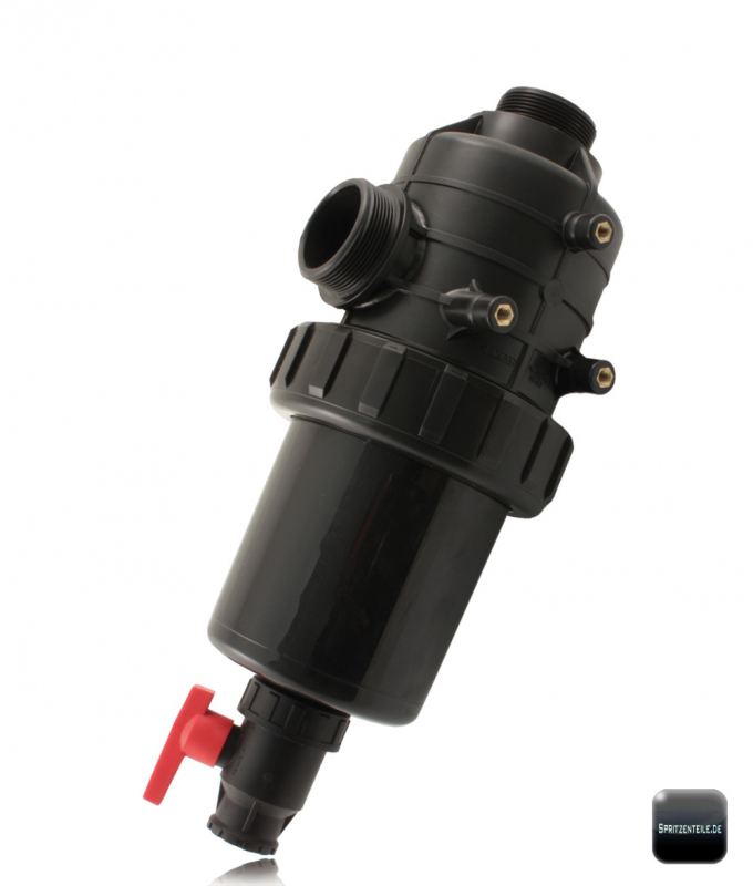 Rau Intake filter with drain valve