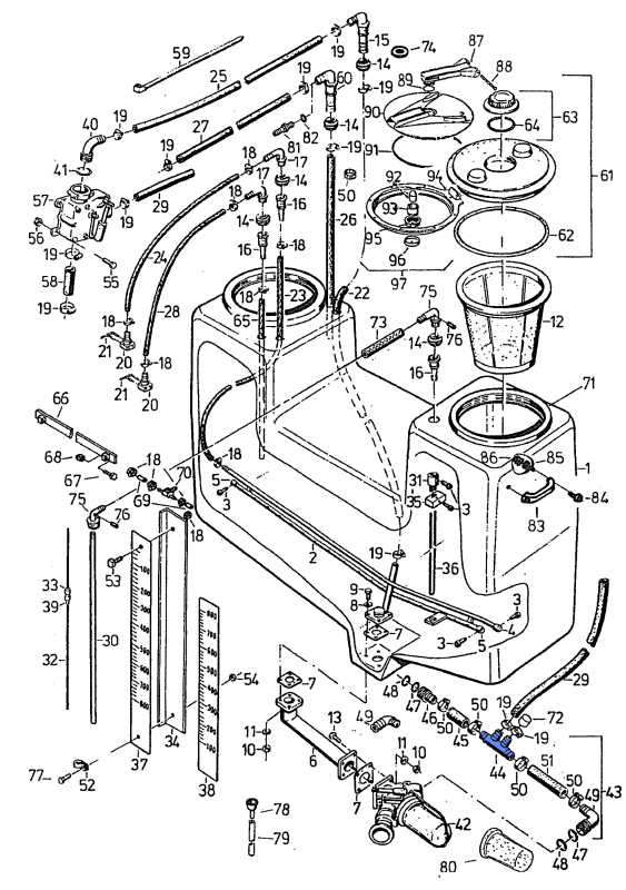 Rau double connection 1½" 40225