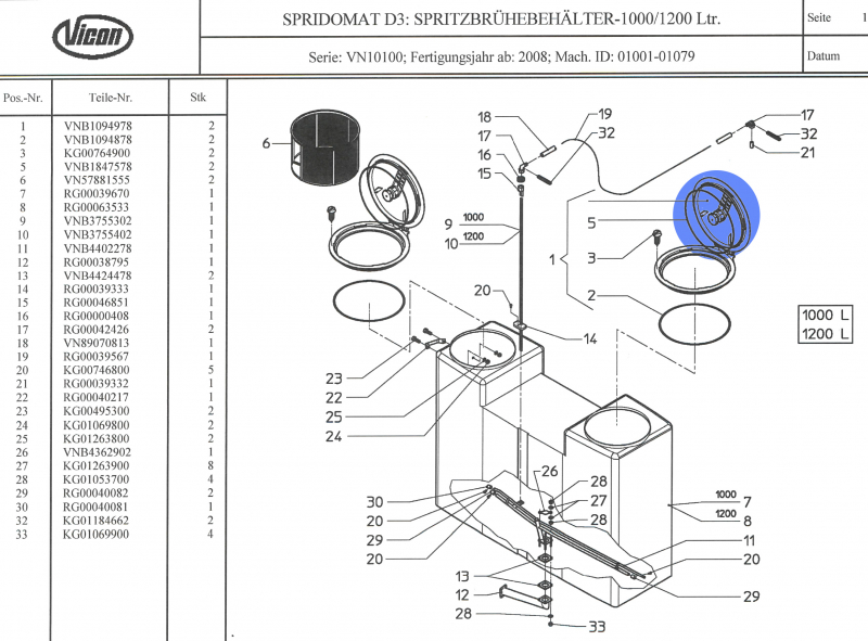 Rau Sealing Ring VNB1847578