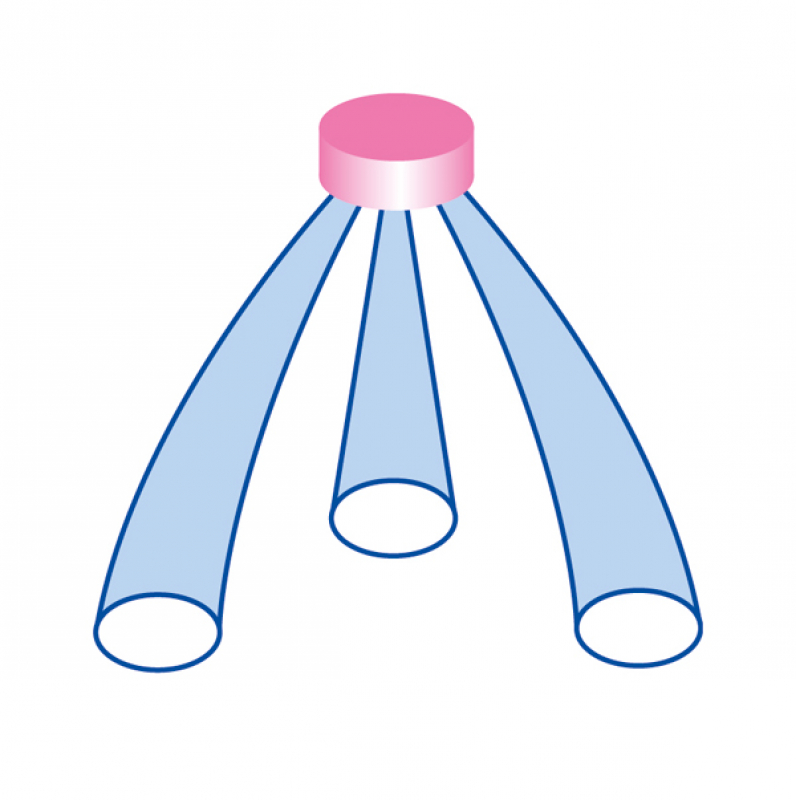Agrotop three-hole nozzle EXA for liquid fertilizing