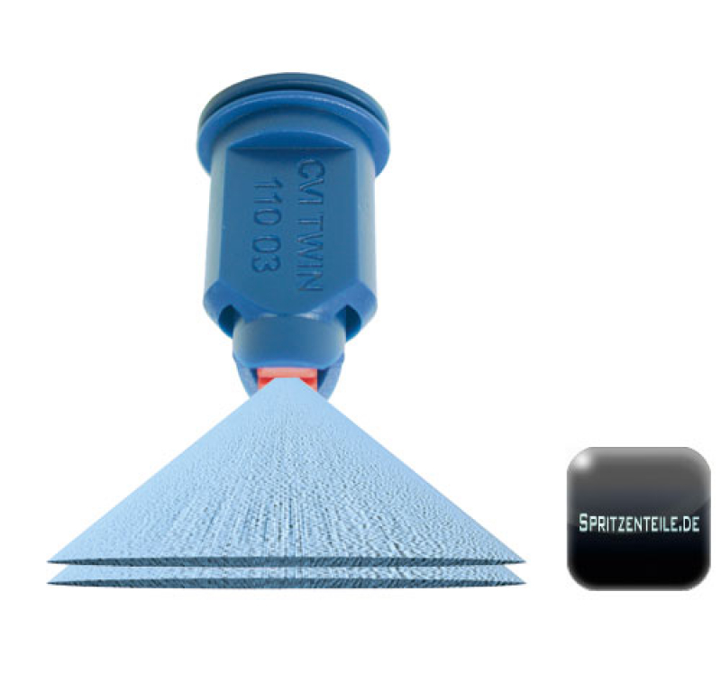 Albuz CVI-TWIN 110° ceramic – Compact injector double flat jet nozzle