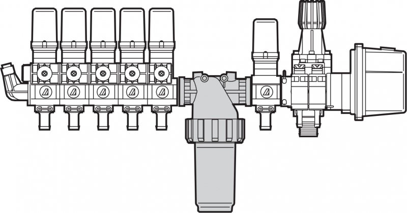 Arag Pressure Filter 3269113 flanged for control units