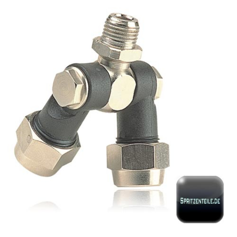 Arag Nozzle Holder double with swivel coupling