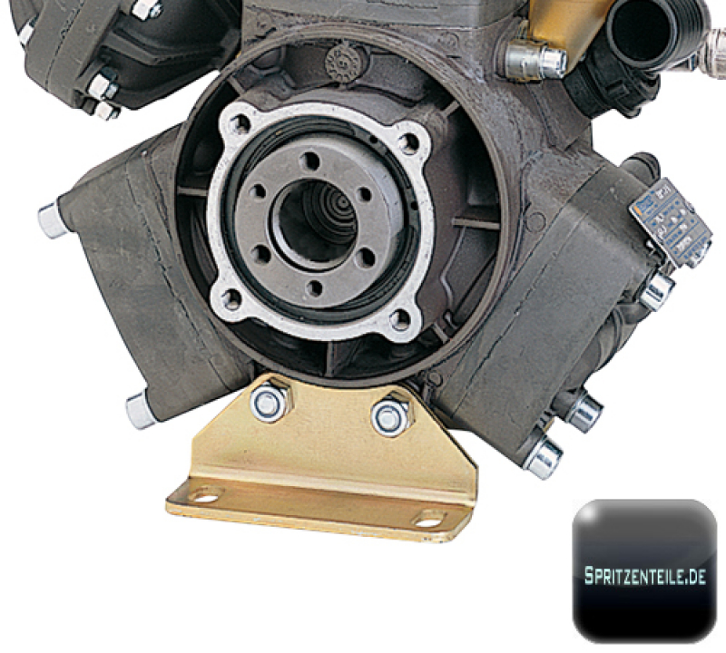 Sample with 6-hole-disc and shaft