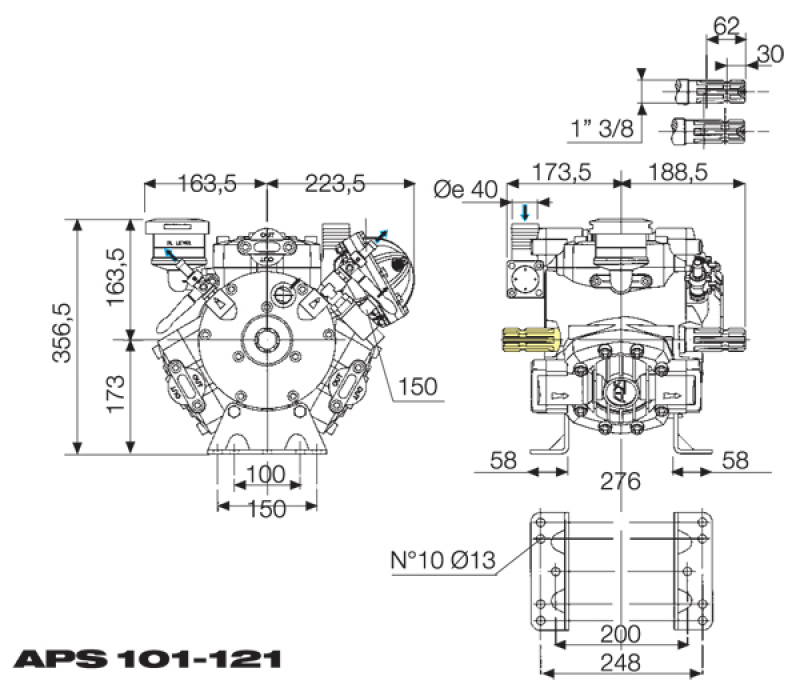 Scheme Comet diaphragm pump