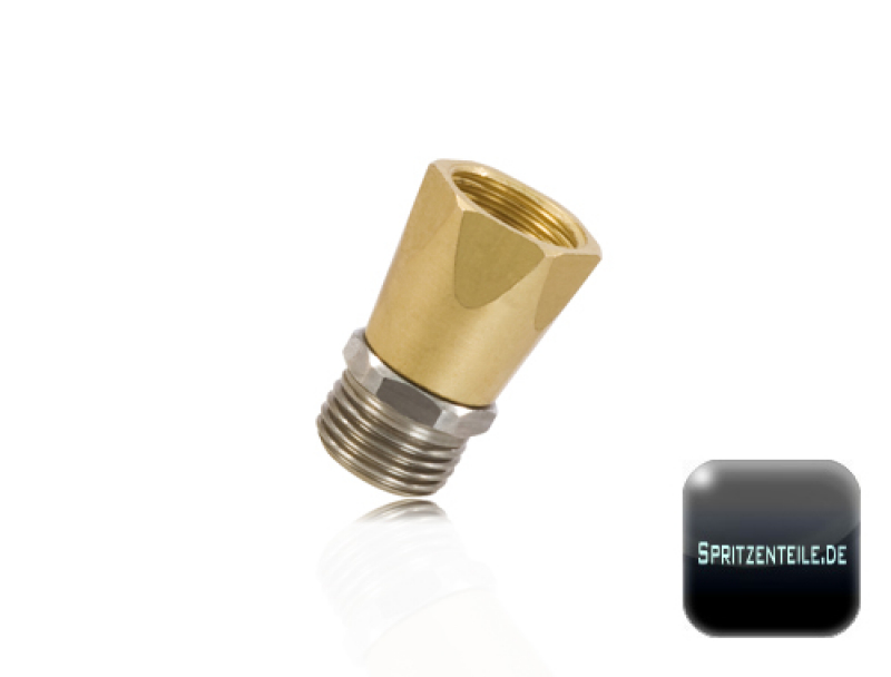 Brass connection swiveling