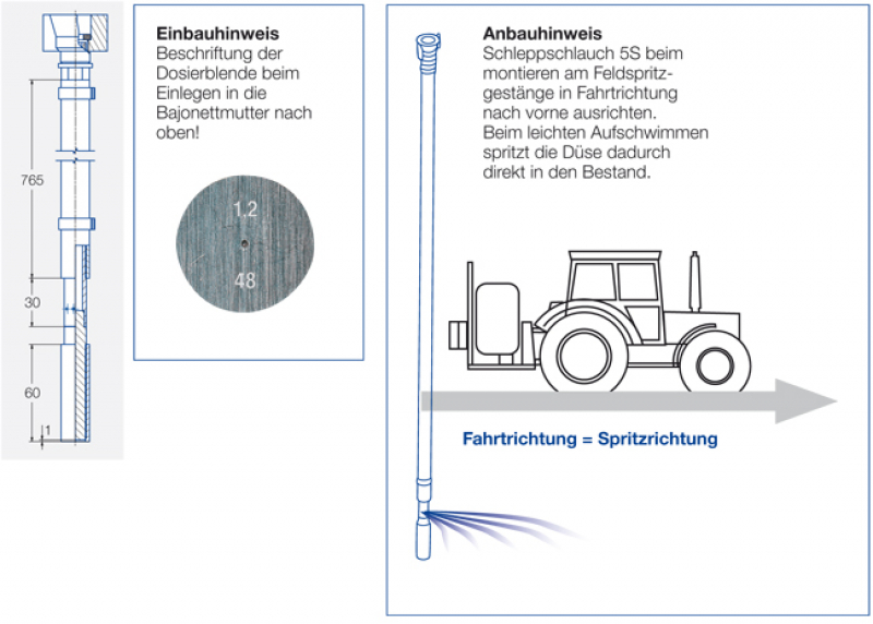 Drop hose from Lechler Scheme