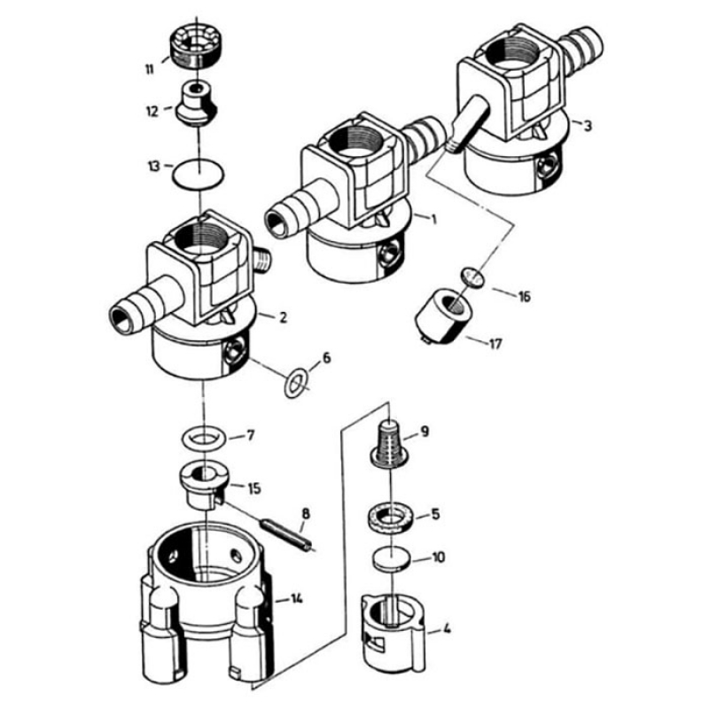 Rau scheme hose lines