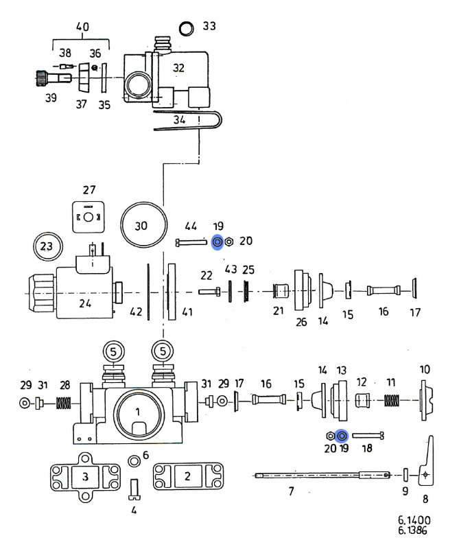 Rau disc spring RG00031347 – No. 19 spare part list