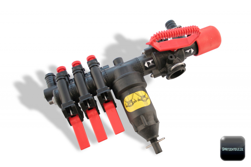 Original Rau valve with 3 partial widths and equal pressure device 31479