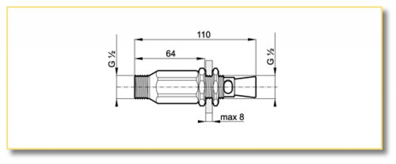 Arag brass budging nozzle