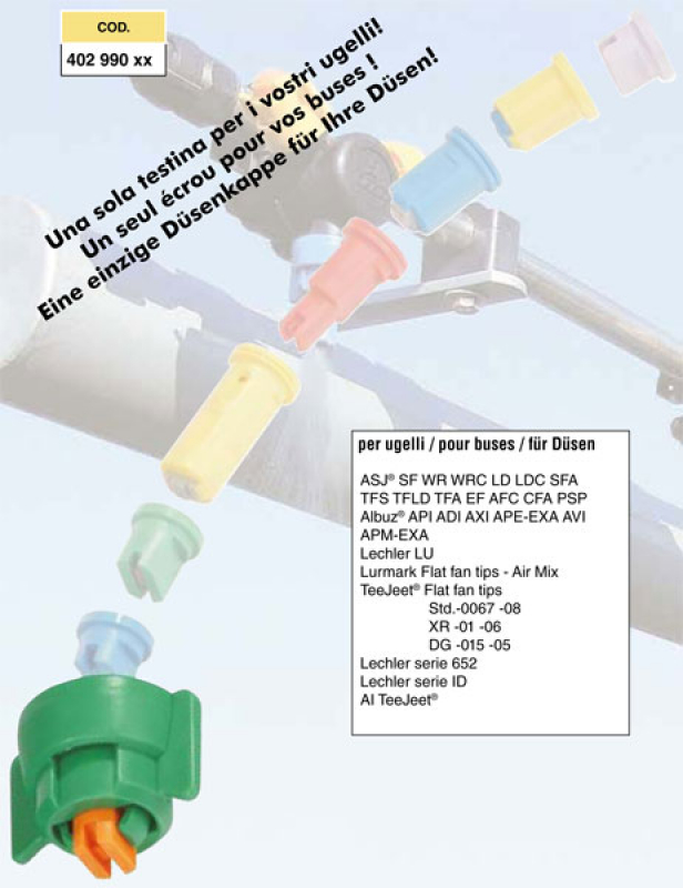 Arag Universalkappe für 8-10-11-11,5 mm