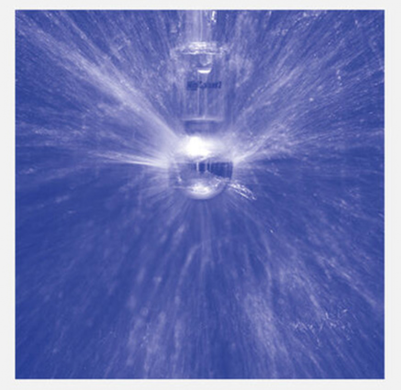 Lechler Rotary Cleaner MiniSpinner 2 5M3 Spray pattern