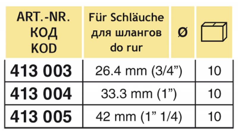 ARAG Fastening Clamp for nozzle holder on round pipe