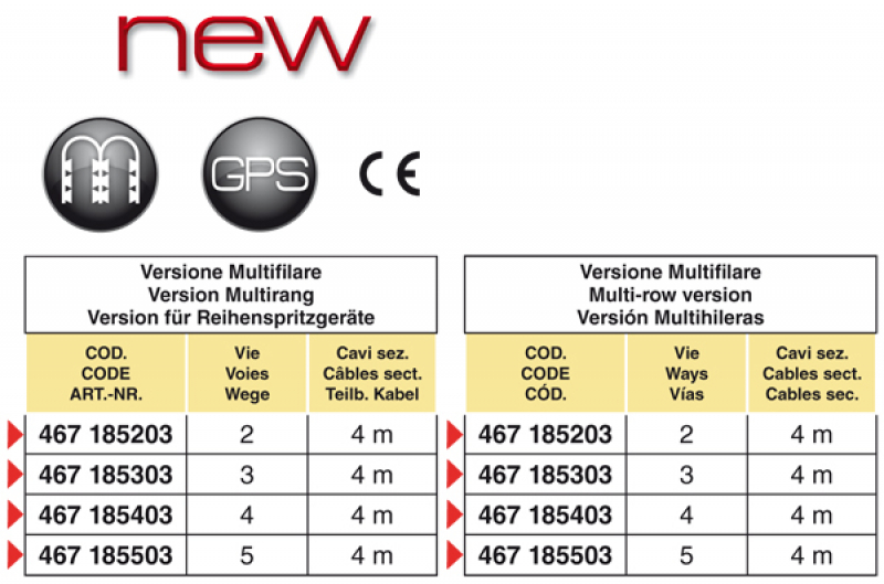 Arag Bravo180S for multi-row sprayer