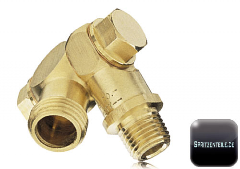 TeeJet Einzel-Drehgelenkhalter Messing