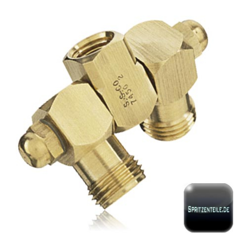 TeeJet Double Swivel Nozzle Body