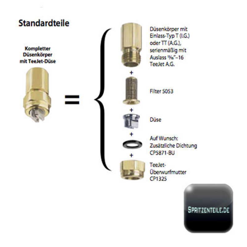 TeeJet Nozzle Body Typ-TT
